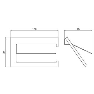 Бумагодержатель Timo Petruma 15242/17 золото матовое